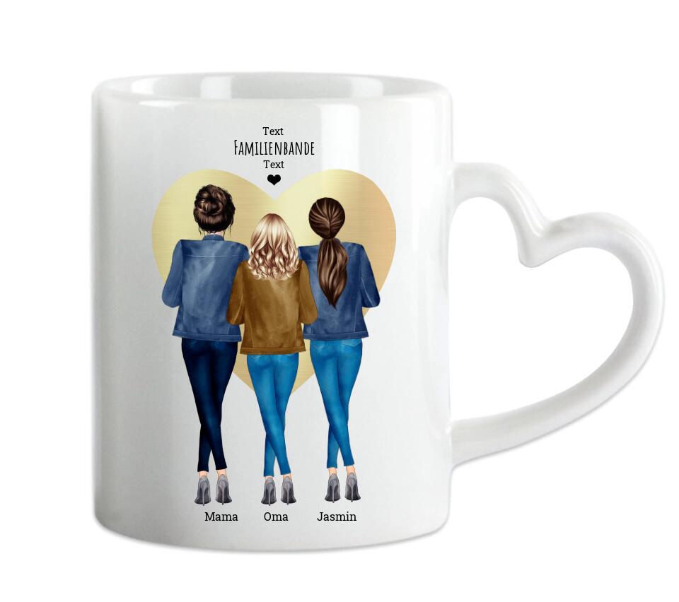 Mama, Oma & Ich Geschenk Personalisierte Tasse Mama, Oma, Geburtstagsgeschenk, Ostergeschenk