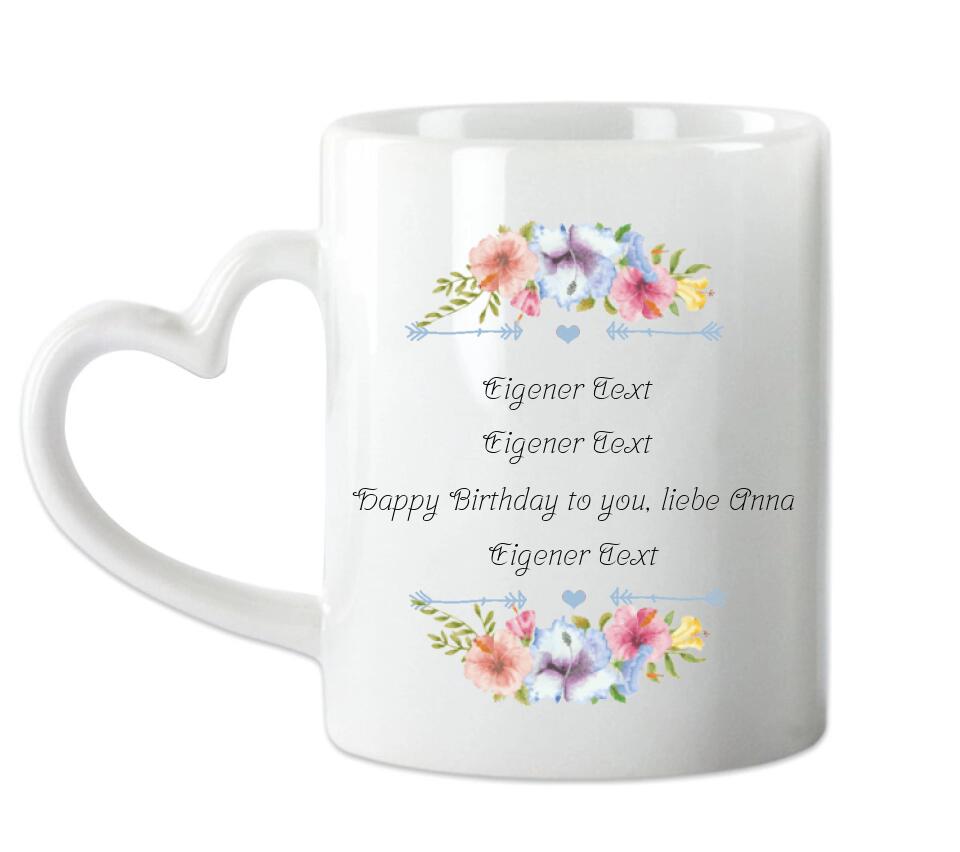 Personalisierte Tasse 3 beste Freundinnen Geschenk Geburtstagsgeschenk Freundin - Personalisierte Geburtstagstasse