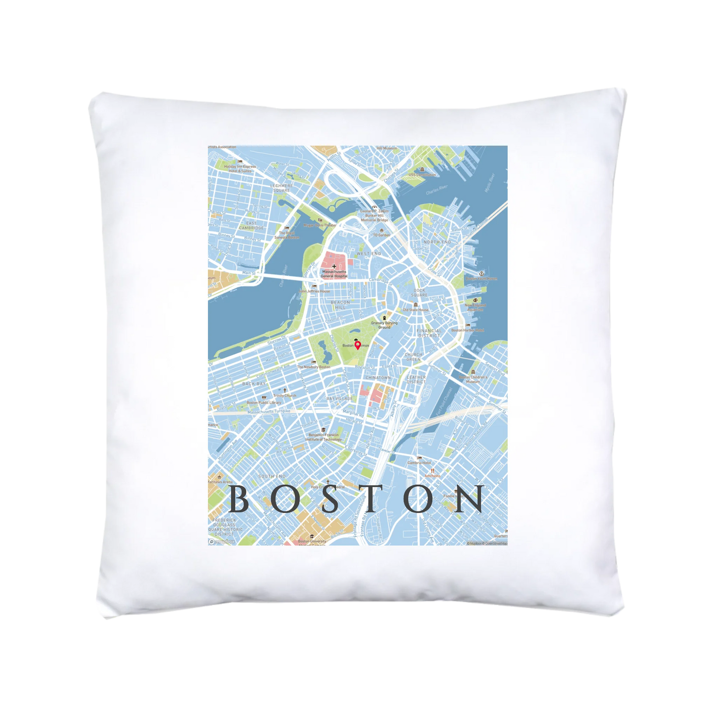 Personalisierter Bettbezug Lieblingsstadt | Geschenk zu allen Anlässen im Koordinaten Stadtkarte Design