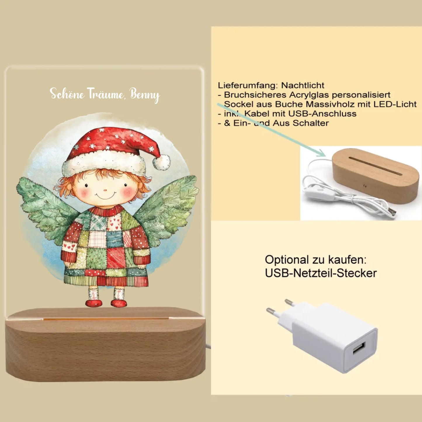 Produktinfo rechteckiges 3