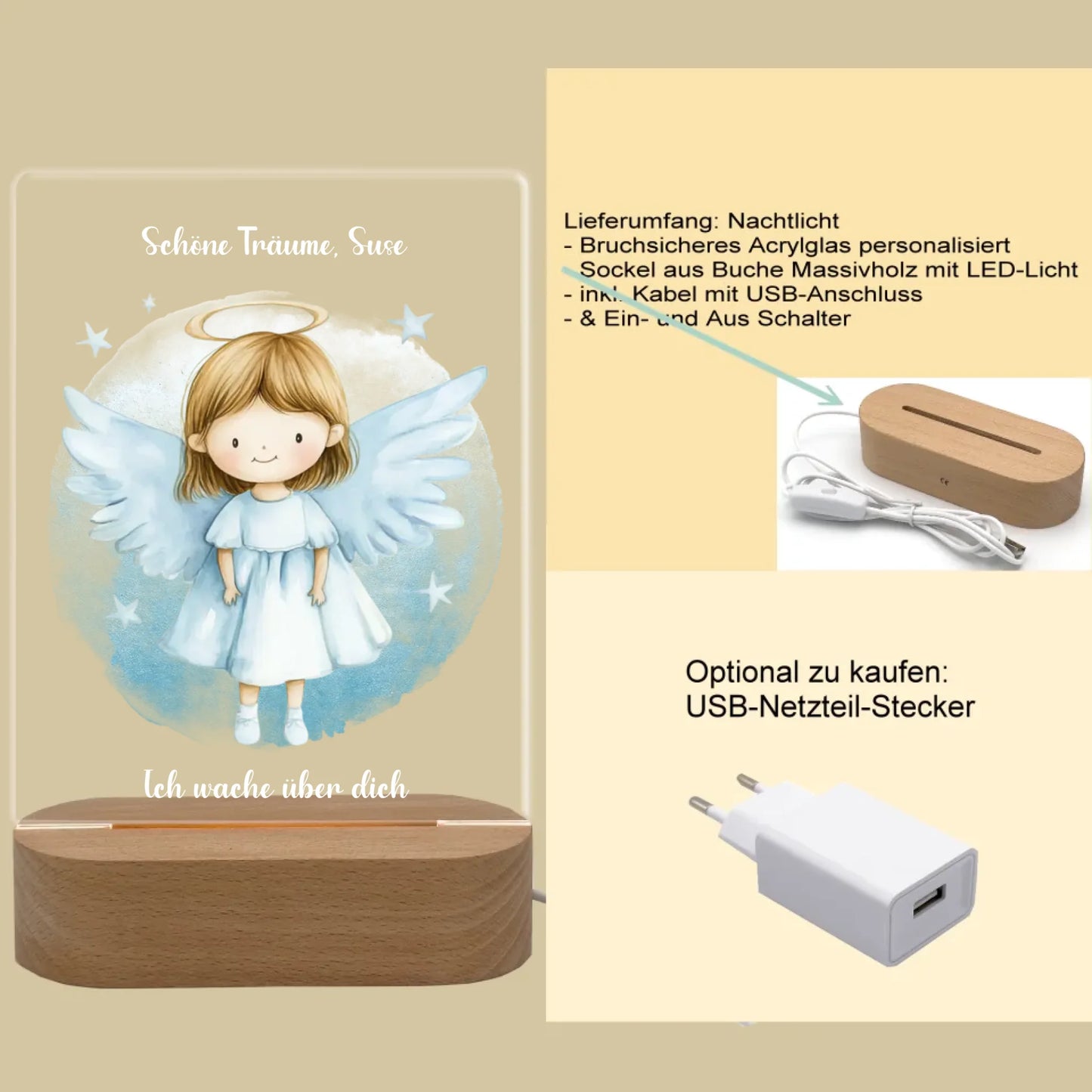 Produktinfo rechteckiges 3