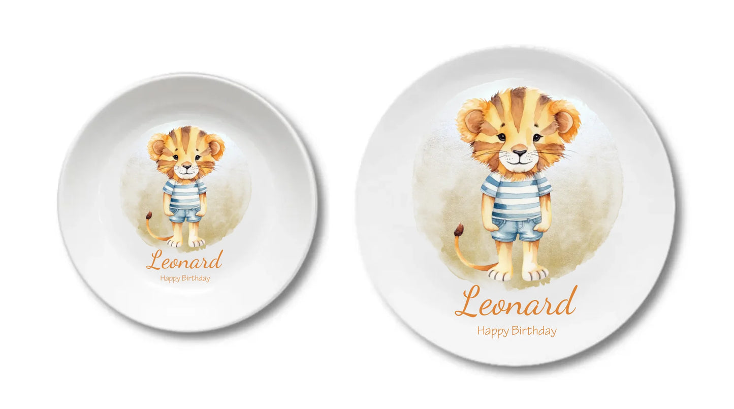 Kinderteller + flacher Teller