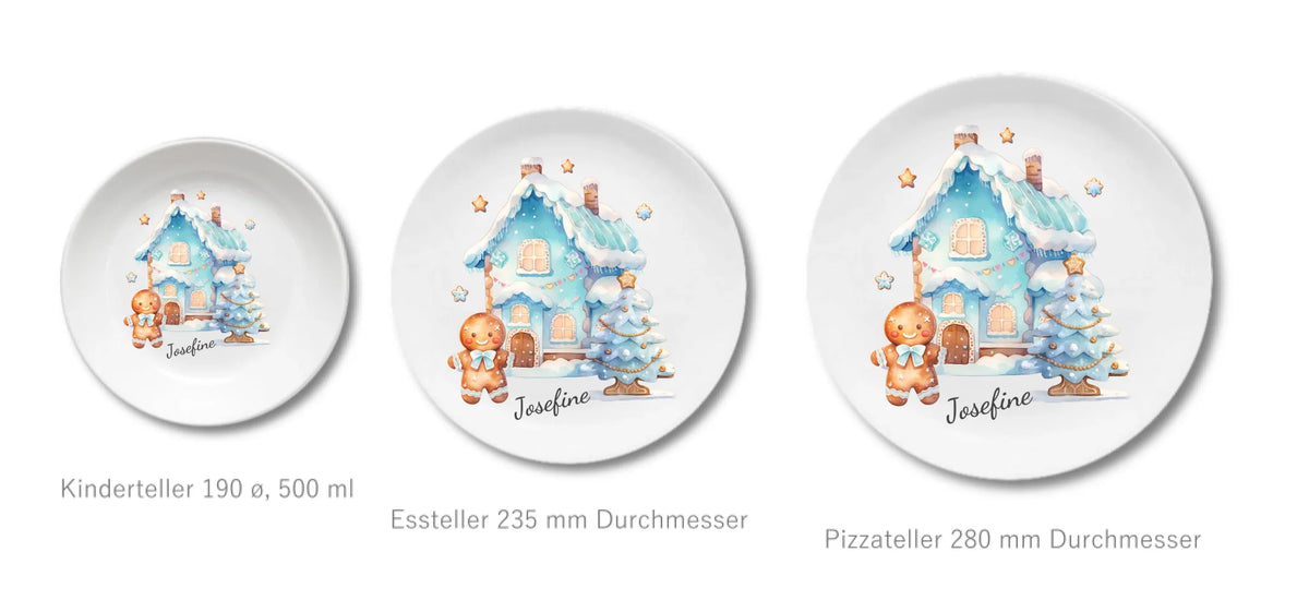Kinderteller + flacher + Pizzateller