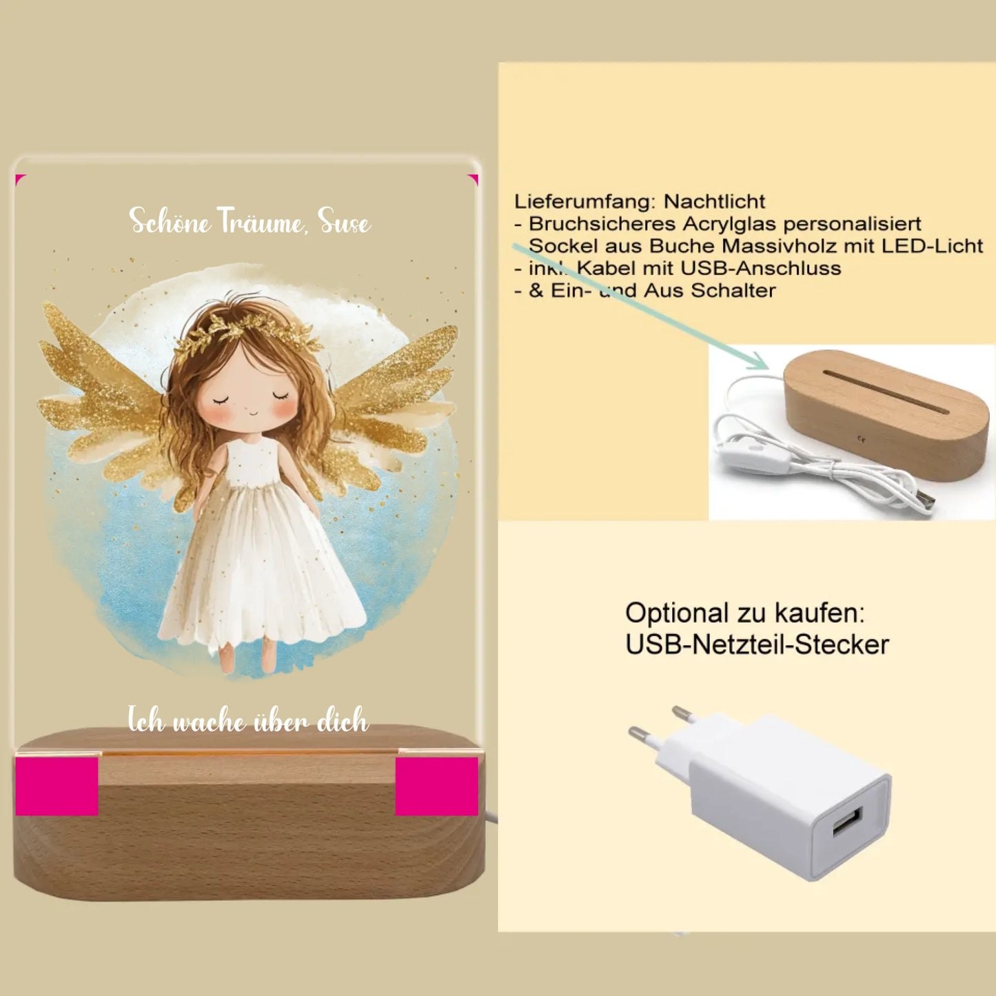 Produktinfo rechteckiges 3