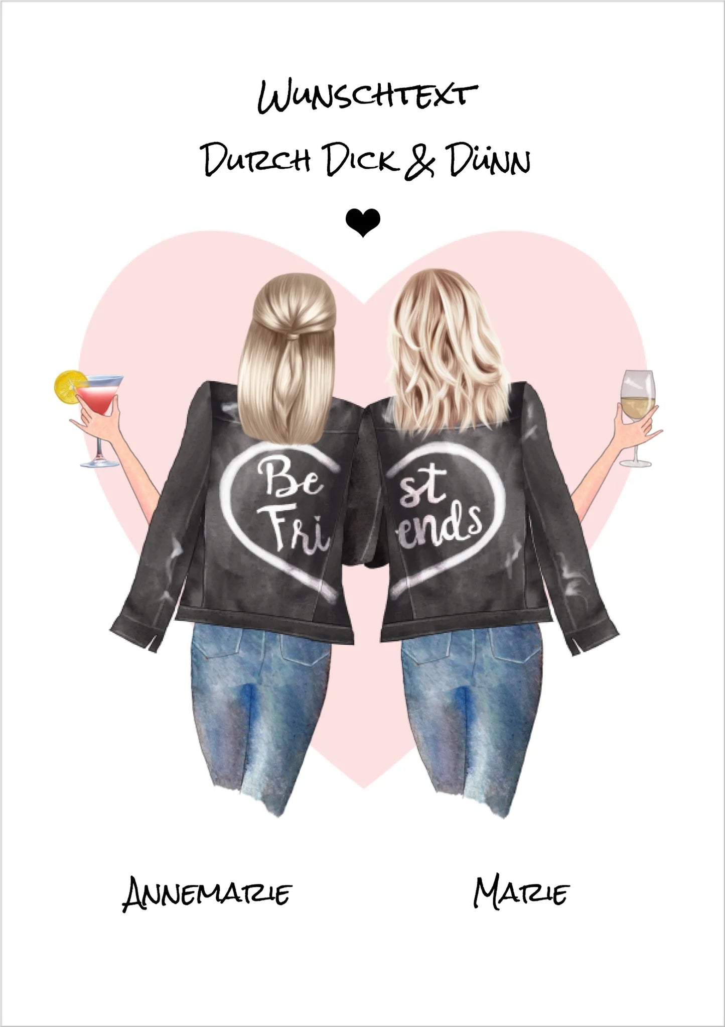 Geschenk Kleine Schwester, große Schwester Poster Geschenkidee personalisiert - Geburtstagsgeschenk, Weihnachtsgeschenk