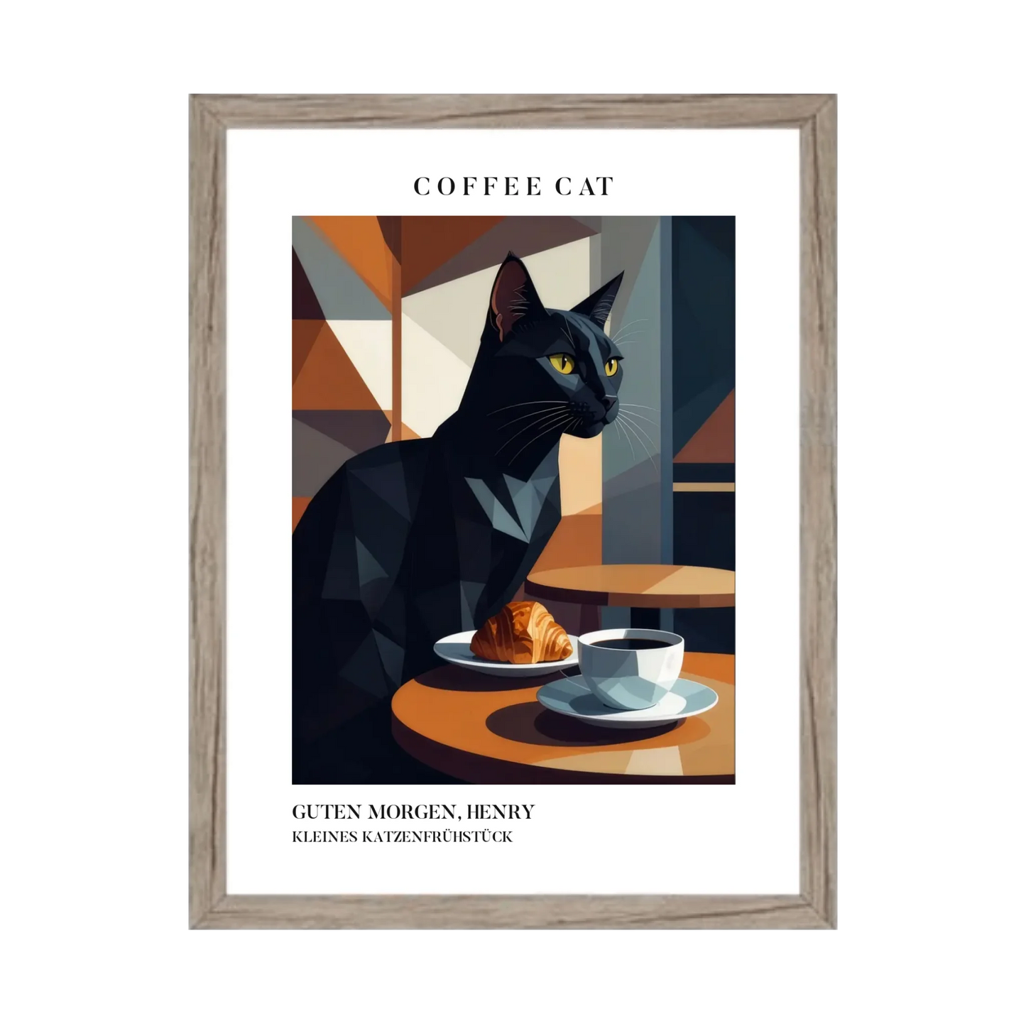 Katzenposter COFFEE CAT 2