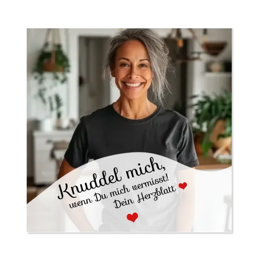 Ich vermisse dich, drück mich, wenn du mich vermisst geschenk personalisiert