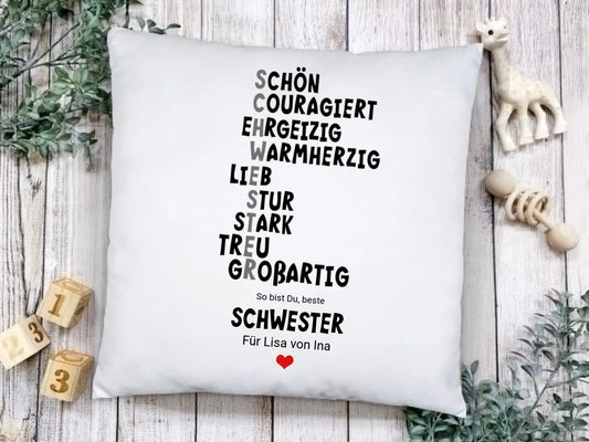 Schwester Definition Geburtstagsgeschenk, Geschenk Ostern, Weihnachtsgeschenk