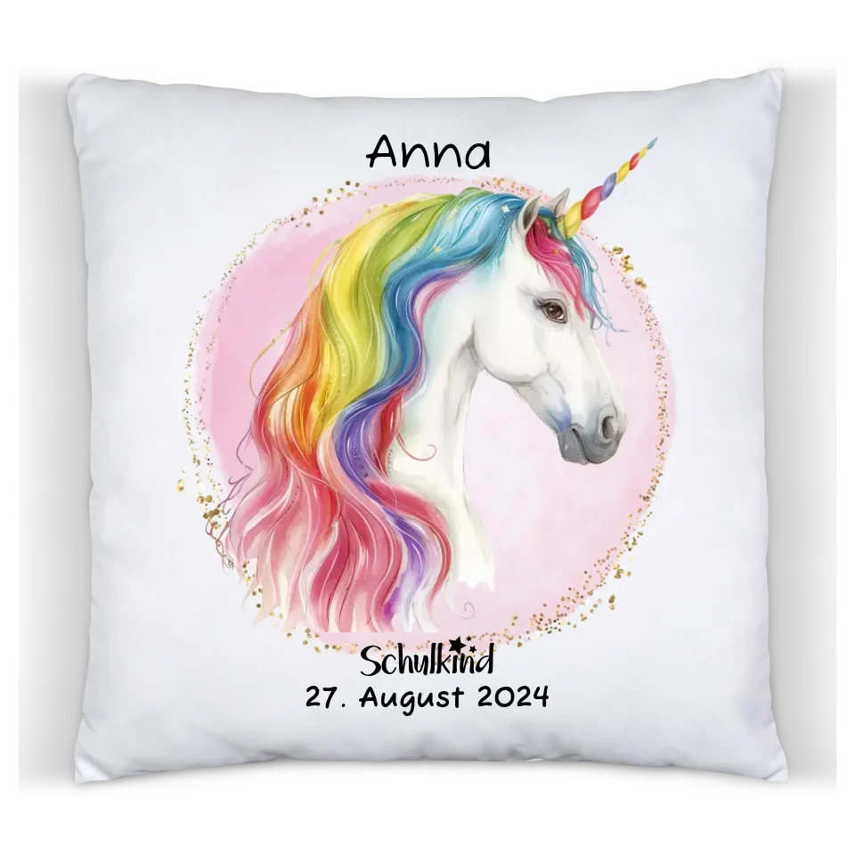 Geschenke mit Einhornmotiven zur Einschulung, Geburtstag, als Ostergeschenk & Weihnachtsgeschenk.