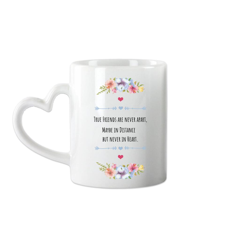 3 Beste Freundinnen Tasse personalisiert - Beste Freundin Geburtstagsgeschenk
