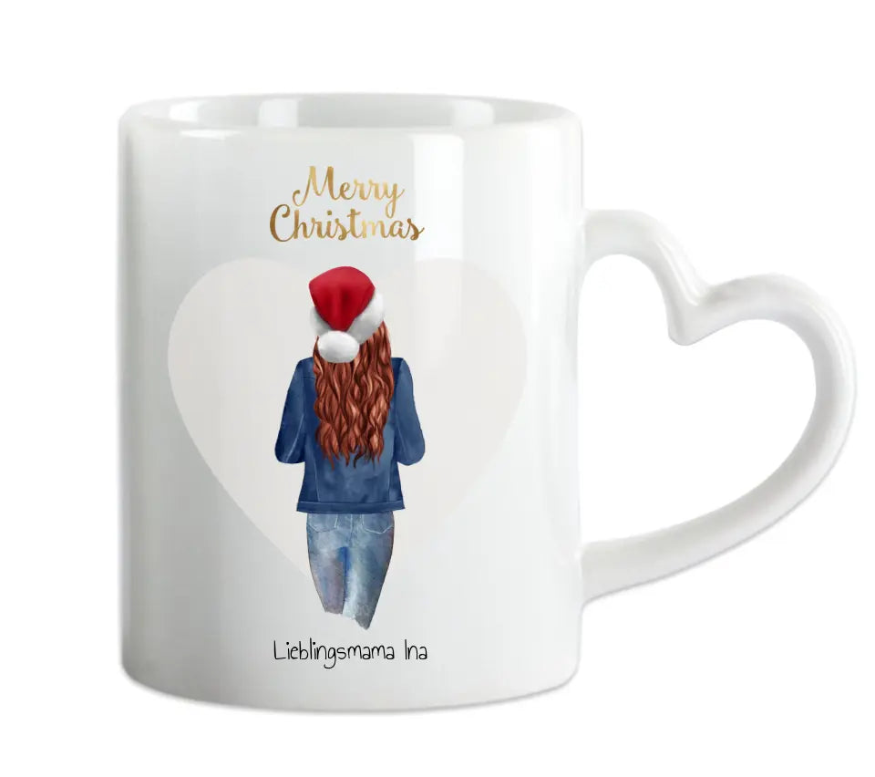 Weihnachtsgeschenk Geschenk Mama, Freundin, Schwester - personalisierte Tasse -  Weihnachtsgeschenk