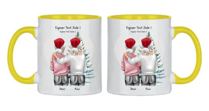 Personalisierte Tasse Nikolausgeschenk, Weihnachtsgeschenk für Geschwister, für Freundin