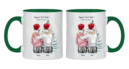 Personalisierte Tasse Nikolausgeschenk, Weihnachtsgeschenk für Geschwister, für Freundin