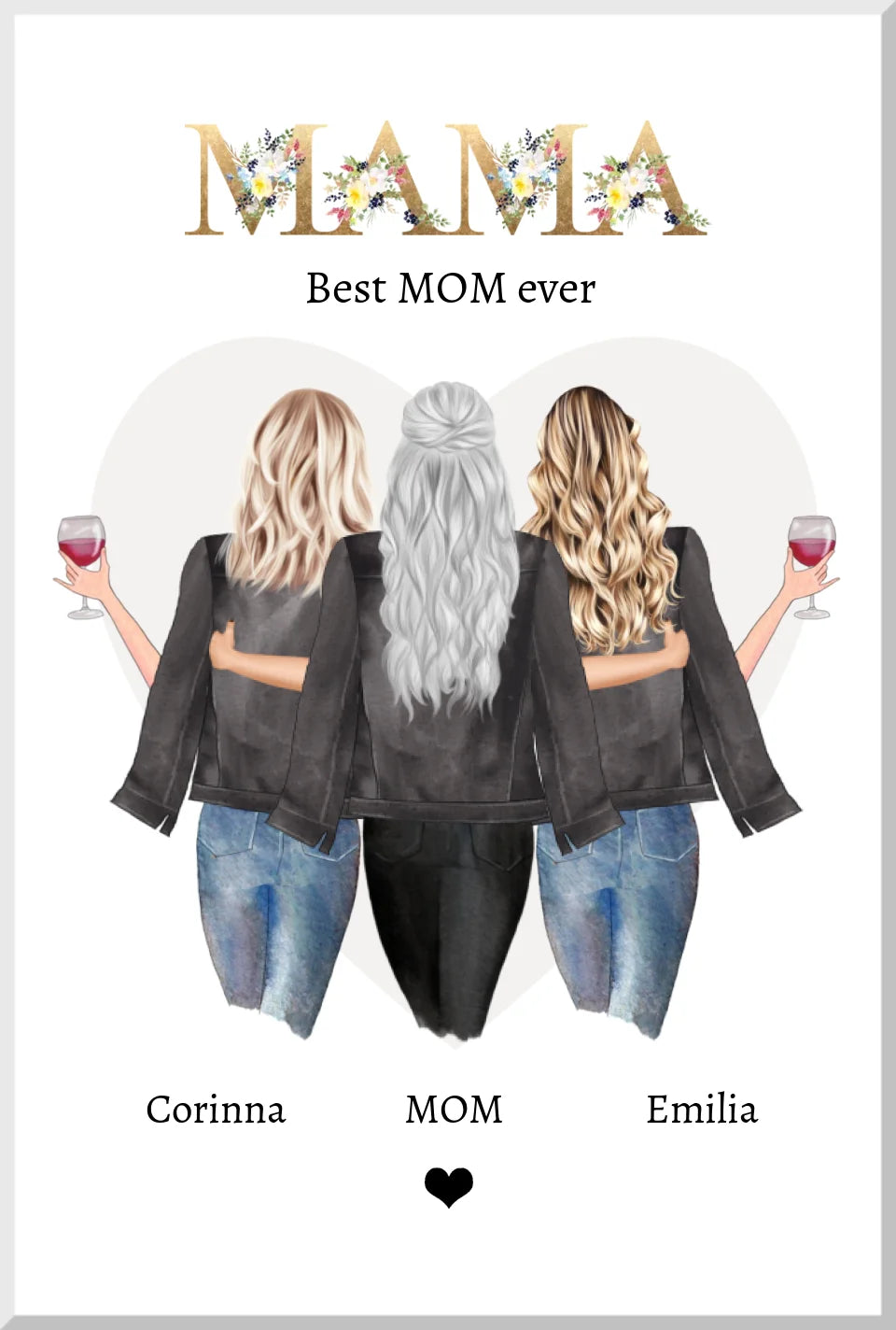 Geschenk für ama - Mutter Tochter Geschenk - Muttertagsgeschenk - Geburtstagsgeschenk