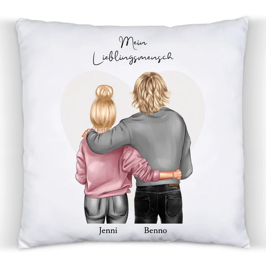 Personalisiertes Kissen Geburtstag Partner - Kissen Geschenk Freundin, Freund - Geburtstagsgeschenk, Ostergeschenk & Weihnachtsgeschenk
