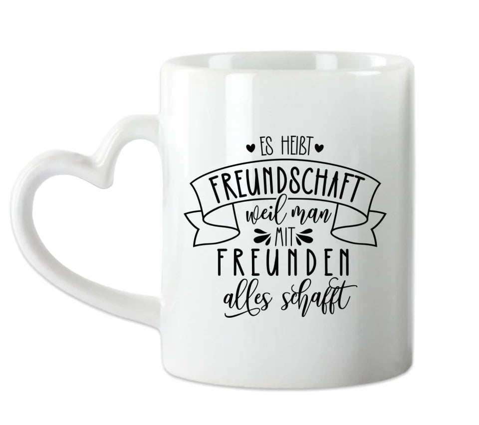 Personalisierte Tasse beste Freundin – Freundschaftsgeschenk zum Geburtstag