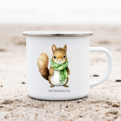 Geschenk Nikolaus, Weihnachten personalisiert -  Kindertasse, Kinderbecher, Kinderteller - Nikolaustasse, Weihnachtstasse - mit Name
