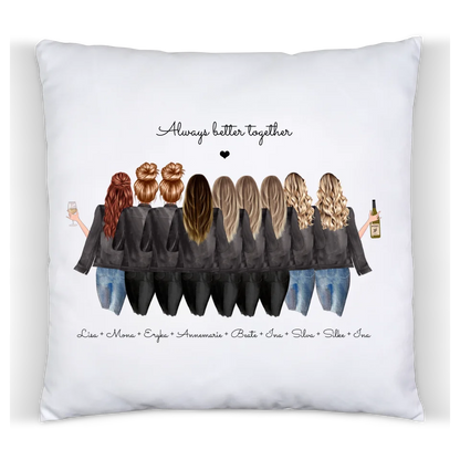 9  Freundinnen Bild Kissen Geburtstag Geschenk personalisiert |  Freundin Geschenk | Geburtstagsgeschenk, Weihnachtsgeschenk