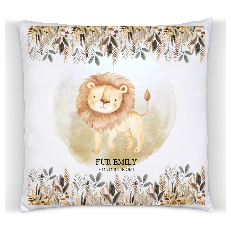 Kinderposter Namenspostet Wandbild Kinderzimmer Mädchen / Junge Dschungeltiere