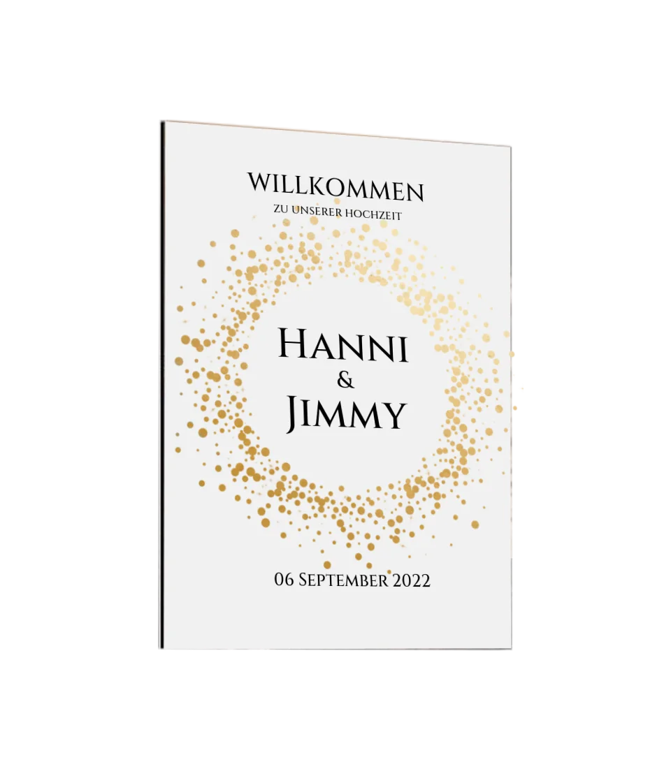 Willkommensposter Hochzeit  | Willkommensschild Hochzeit personalisiert | Hochzeitsempfang Tafel