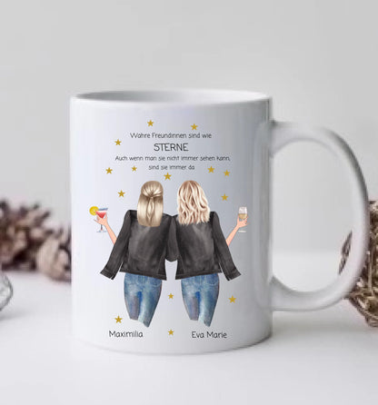 Personalisiertes Tasse, Kaffeebecher Geschenk für Freundin, Geburtstagsgeschenk Frau