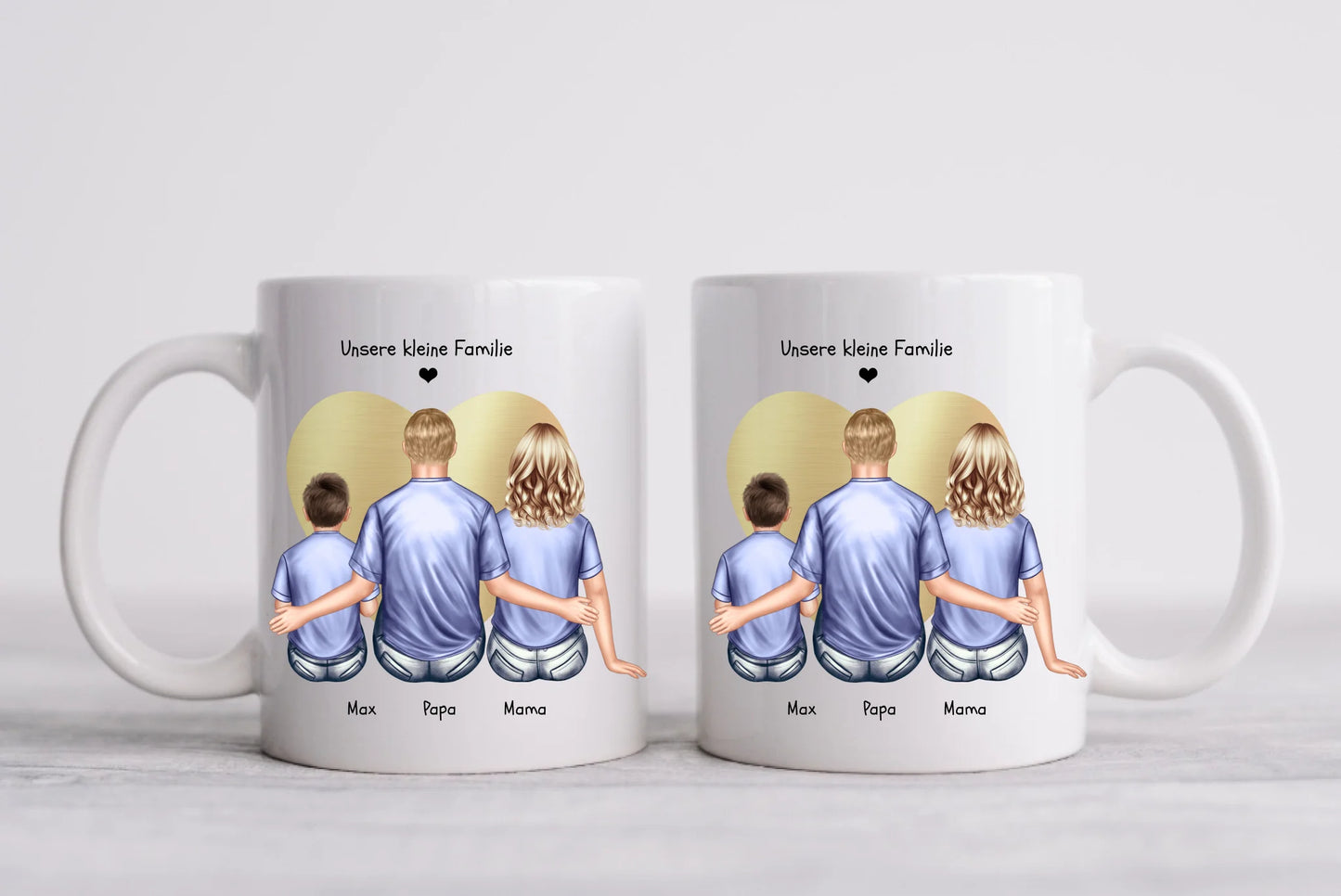 Muttertagsgeschenk Geschenk Mama, Geschenk Papa - Personalisierte Tasse  | Geburtstagsgeschenk mit Kind