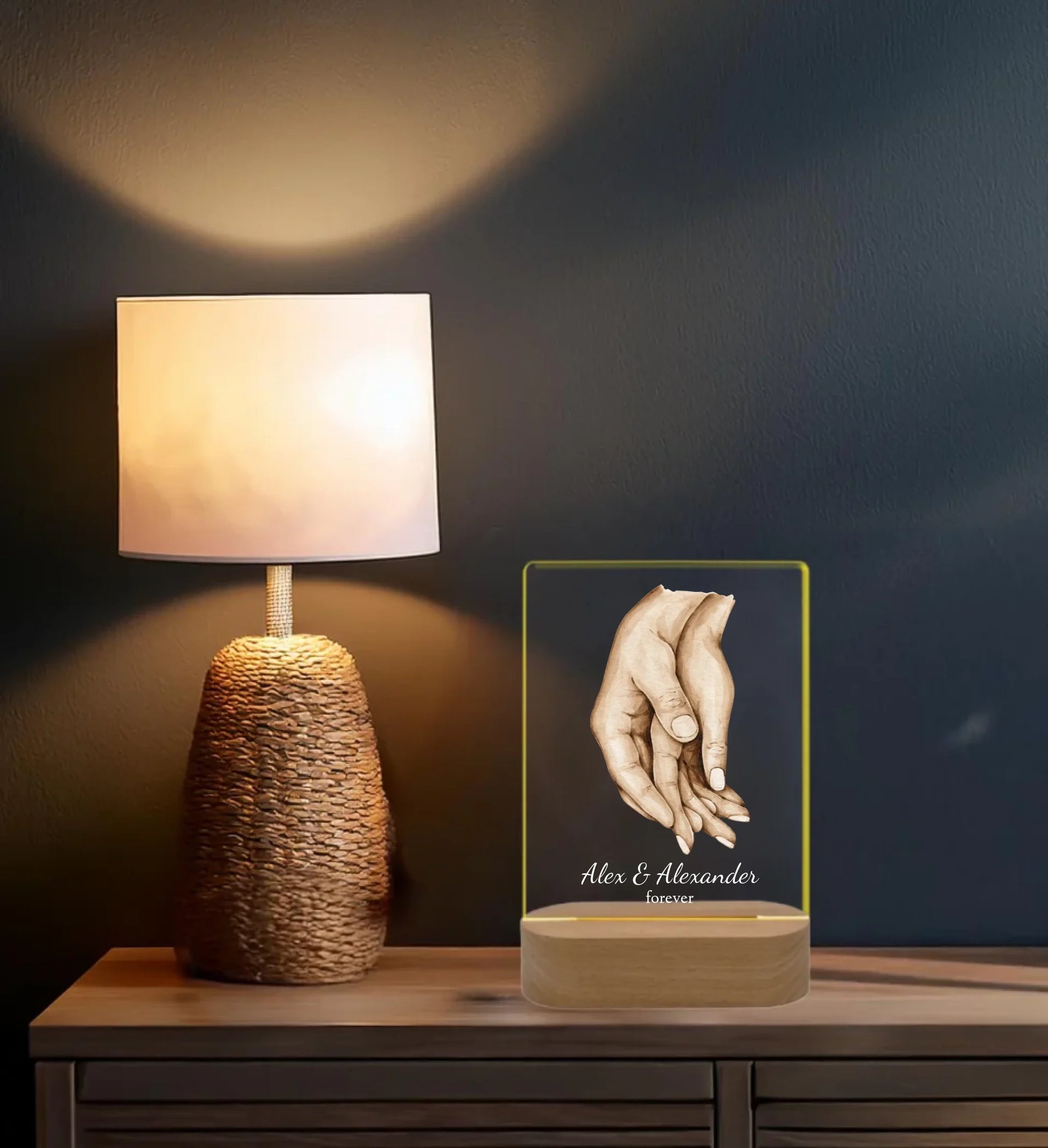 Komode Licht an