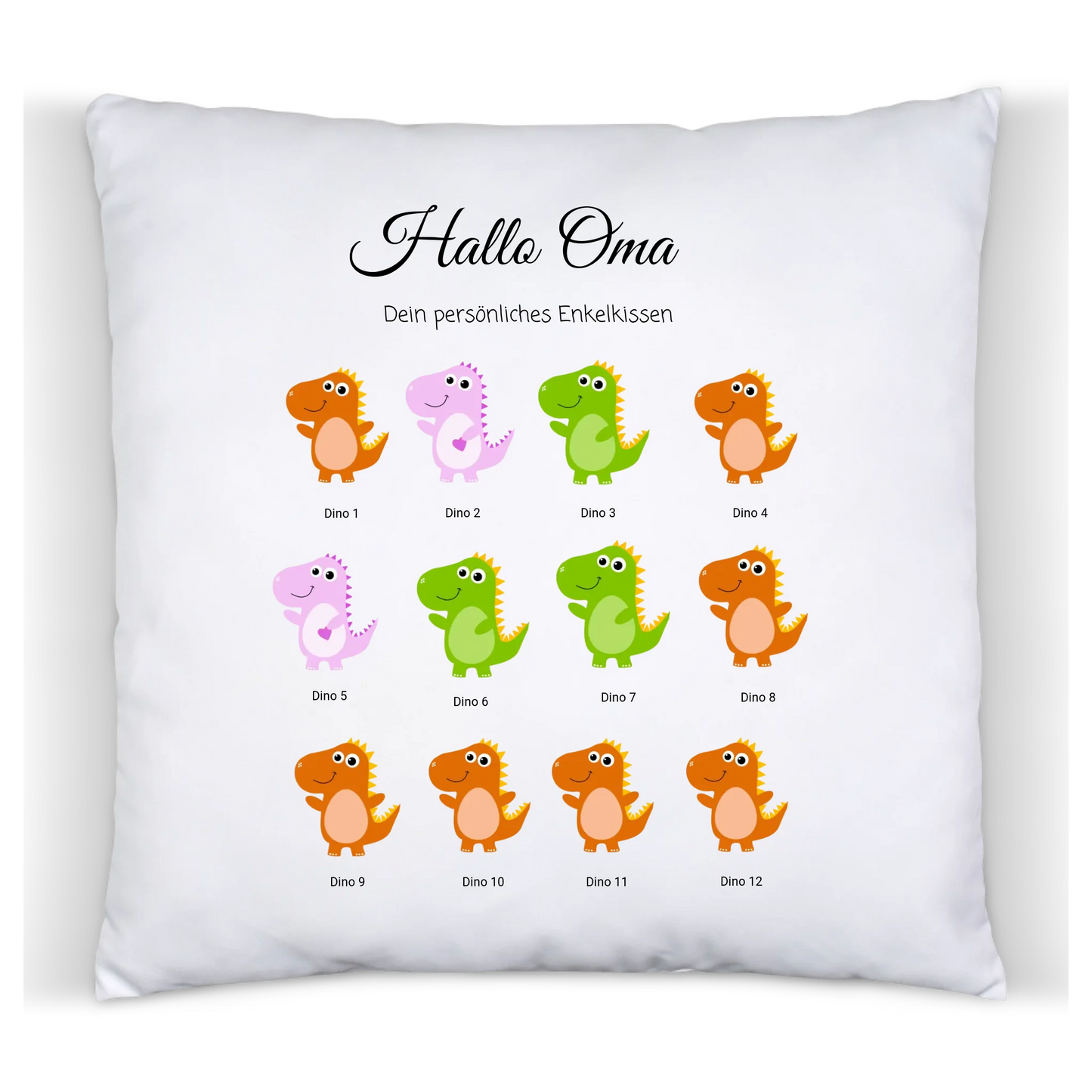 Personalisiertes Geschenk Oma / Opa Enkel-Kissen |   Muttertagsgeschenk, Vatertagsgeschenk &  Geburtstagsgeschenk