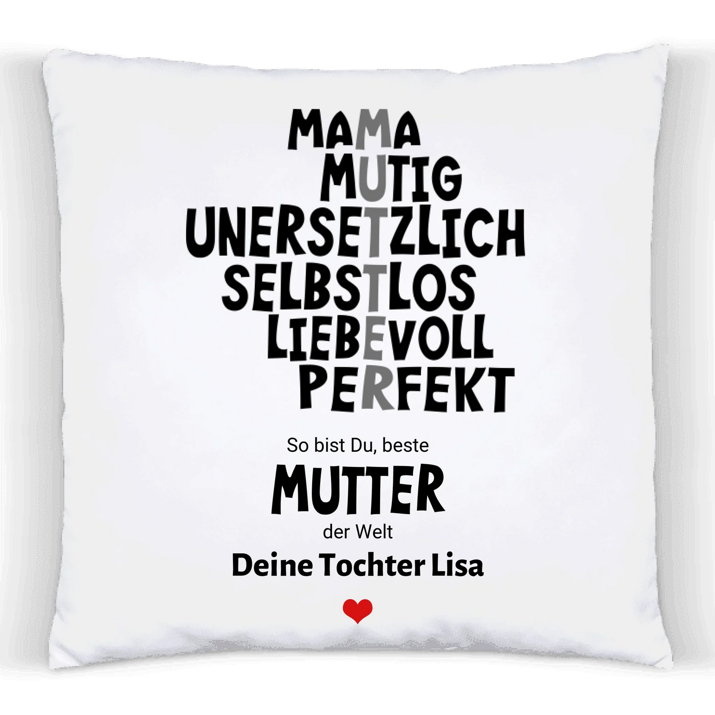 Definition Mama Geschenk - Personalisiertes Kissen Muttertagsgeschenk, Geburtstagsgeschenk, Weihnachtsgeschenk