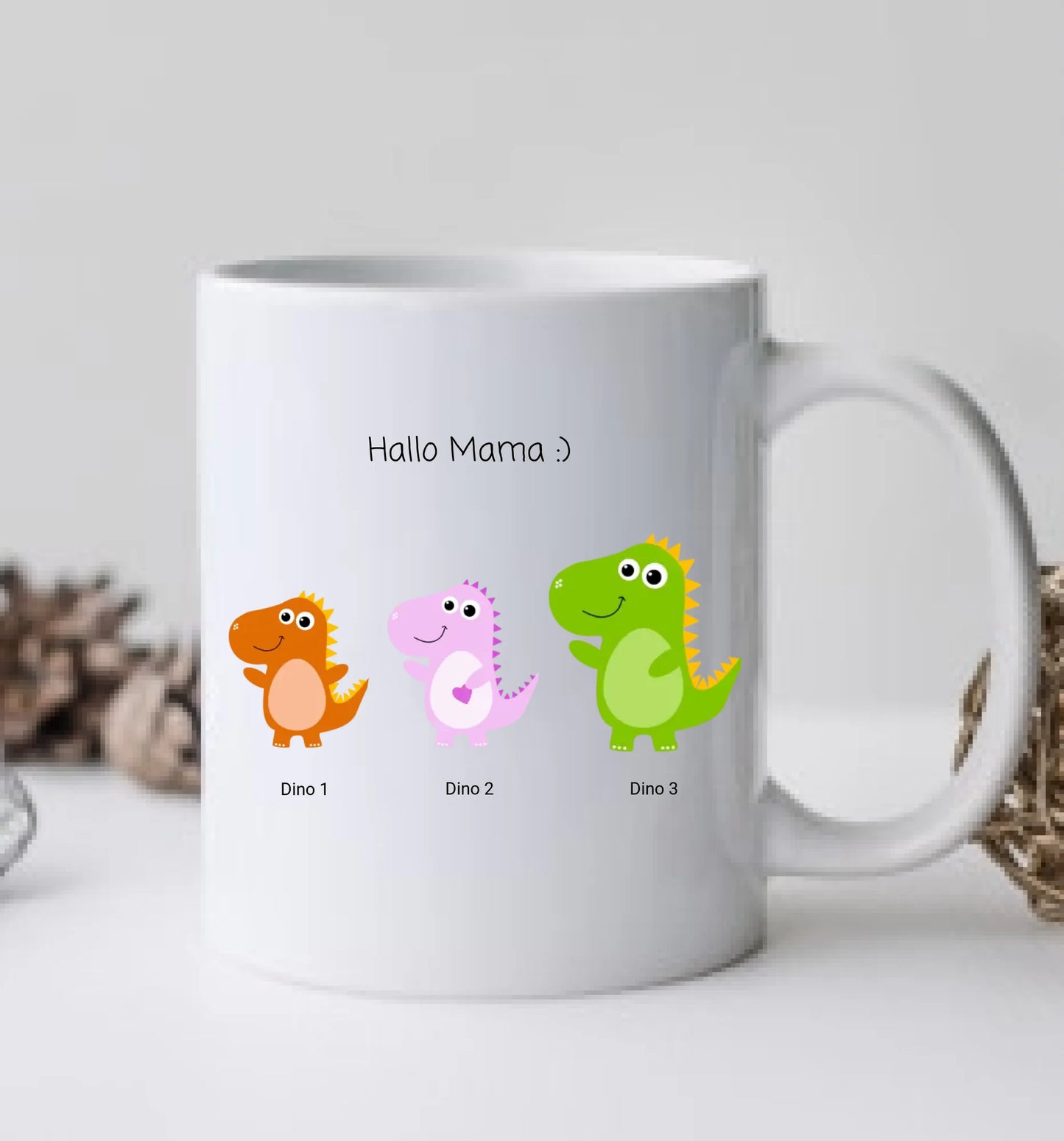 Personalisierte Tasse Ostergeschenk, Muttertagsgeschenk & Geburtstagsgeschenk für Mama & Oma