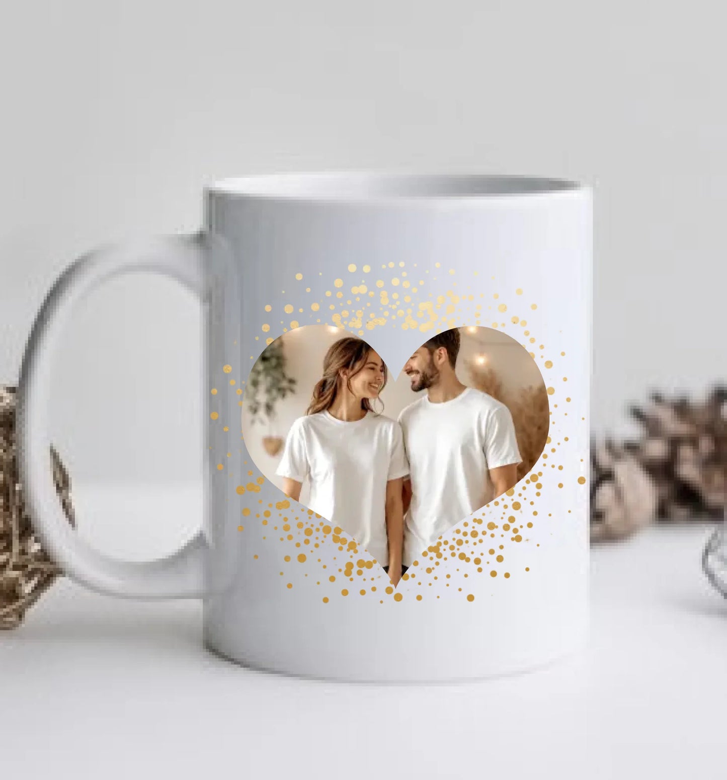 Our first Date Geschenk - personalisierte Tasse mit Datum im Kalender Style