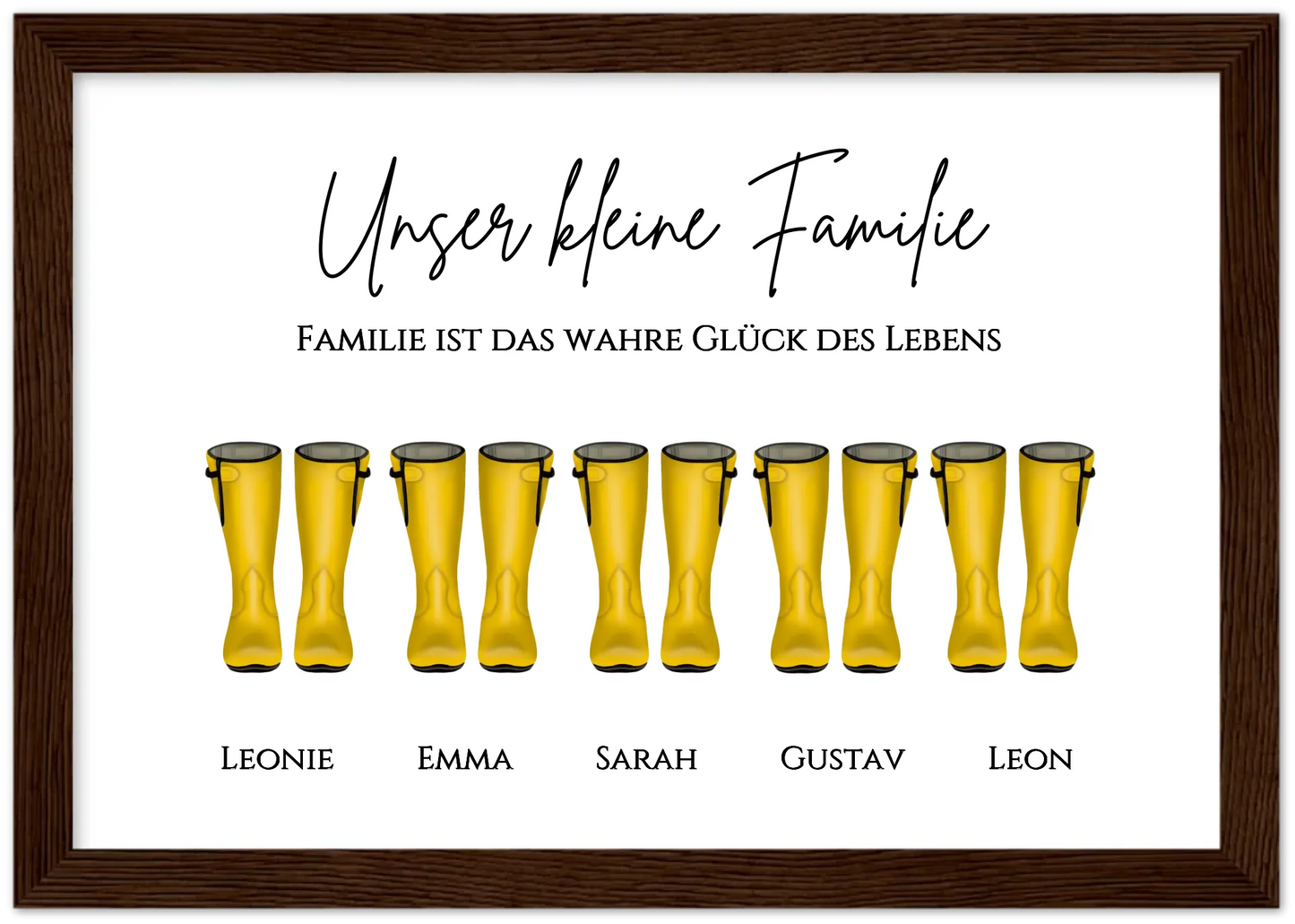 Horionzal dark wood a4