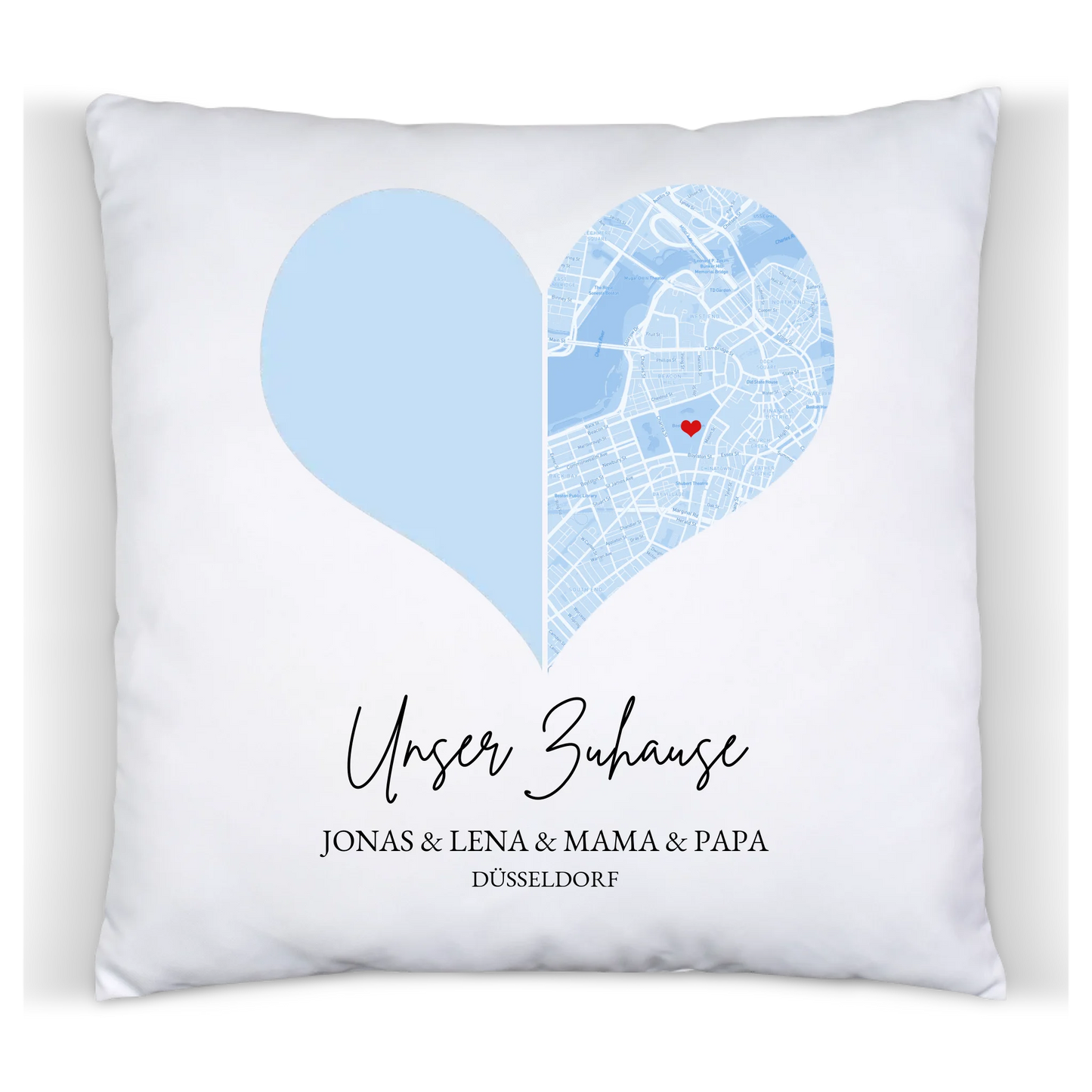 Muttertagsgeschenk Vatertagsgeschenk Geburtstagsgeschenk personalisiert | Fotokissen Geschenk Familie mit Namen