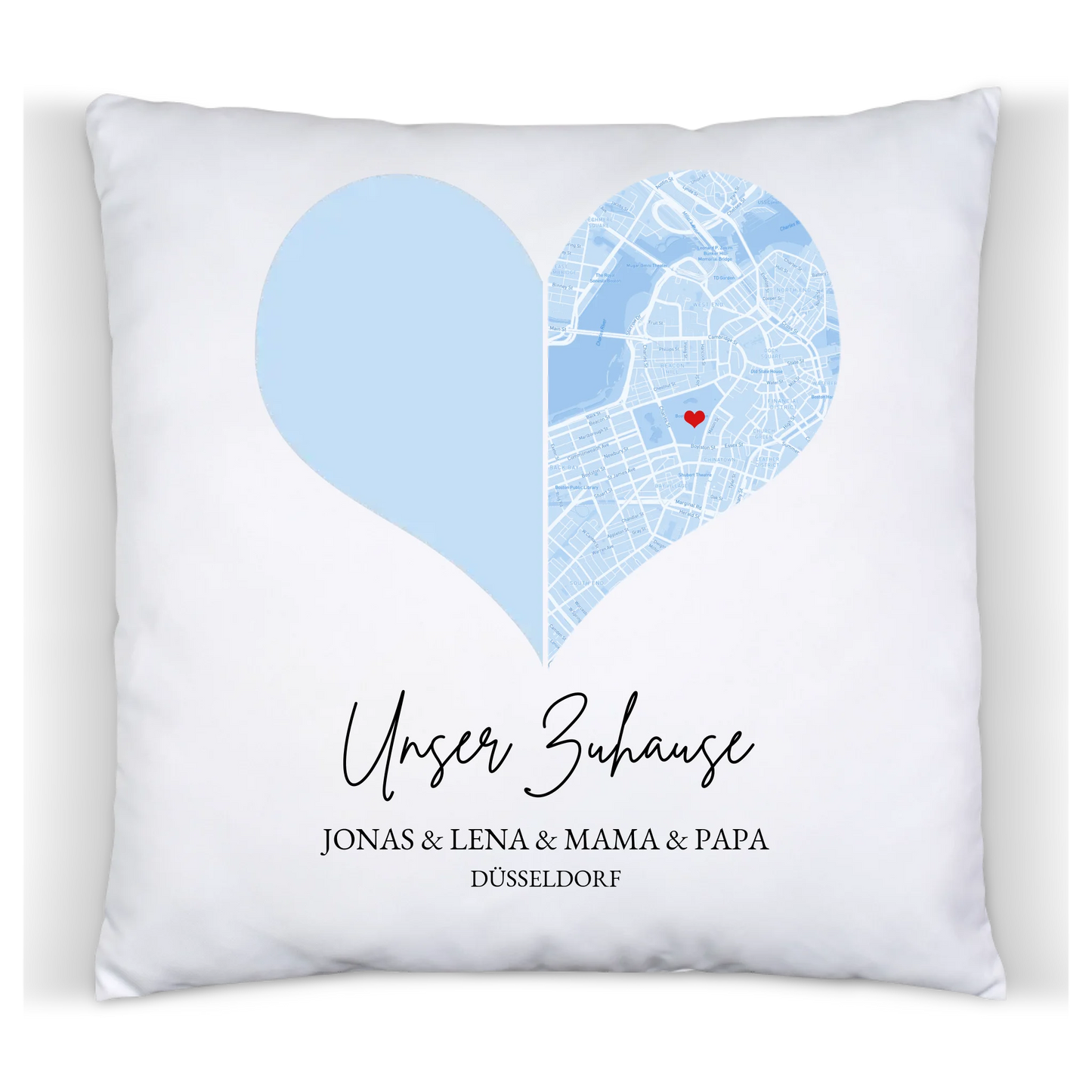 Muttertagsgeschenk Vatertagsgeschenk Geburtstagsgeschenk personalisiert | Fotokissen Geschenk Familie mit Namen