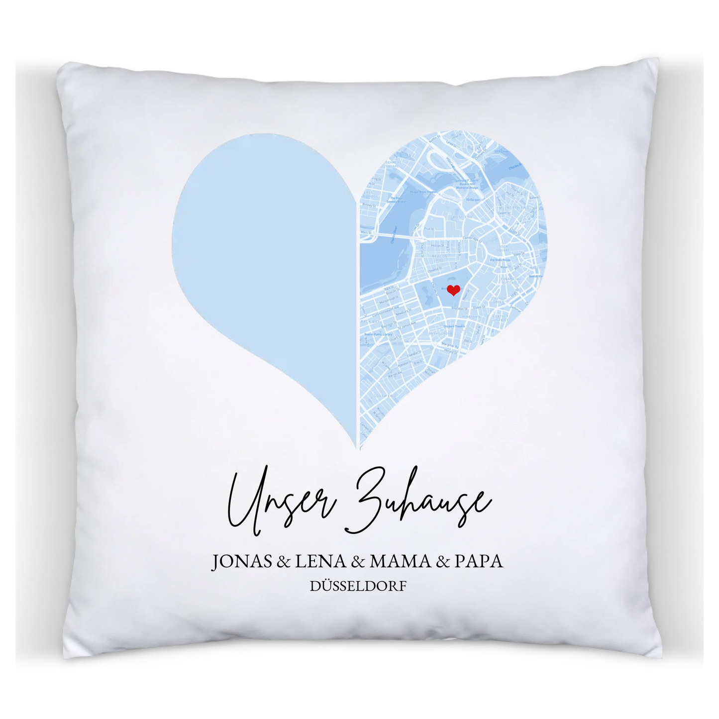 Muttertagsgeschenk Vatertagsgeschenk Geburtstagsgeschenk personalisiert | Fotokissen Geschenk Familie mit Namen