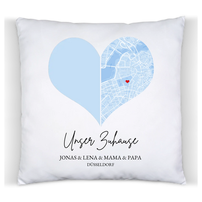 Muttertagsgeschenk Vatertagsgeschenk Geburtstagsgeschenk personalisiert | Fotokissen Geschenk Familie mit Namen