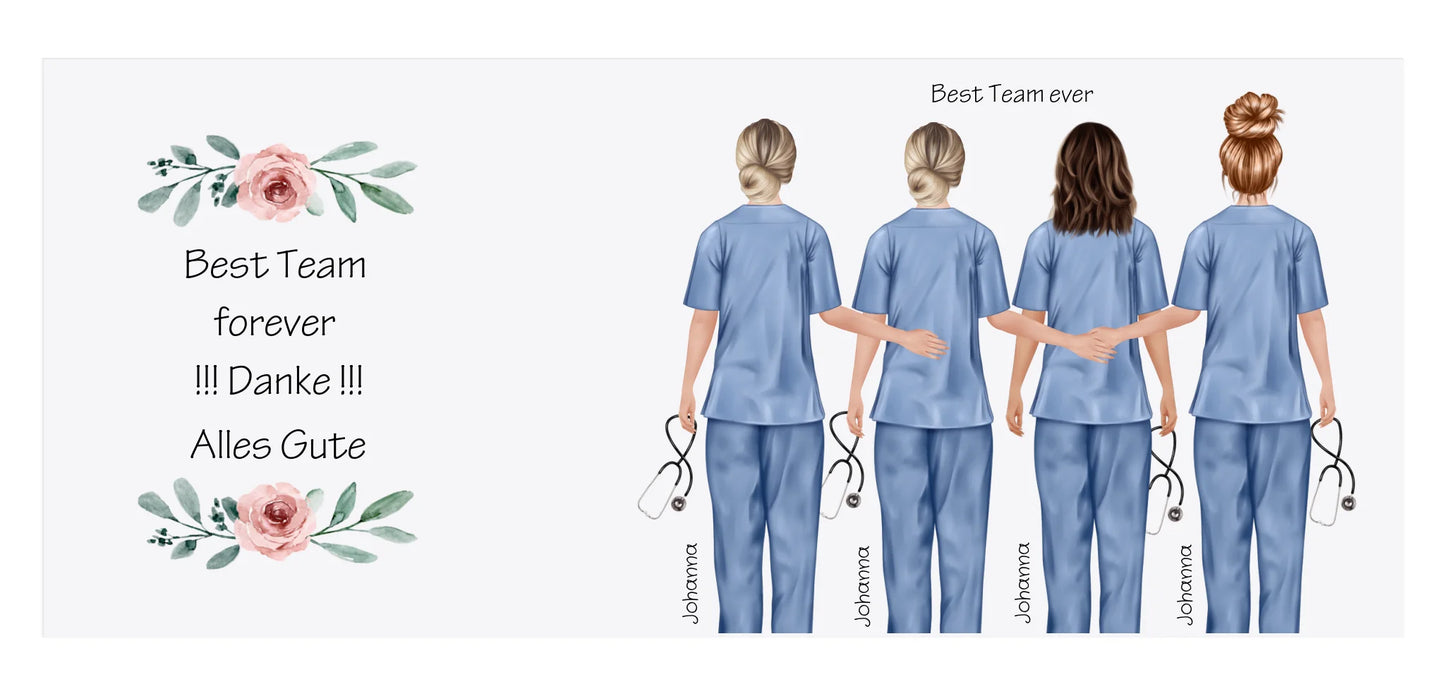 Tassevorlage 8 Personen