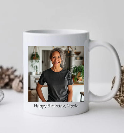 Fototasse Geburtstag | Schonend Behandeln | Das gute Stück | Tasse Geschenk Frau Mann Geburtstagsgeschenk mit Foto