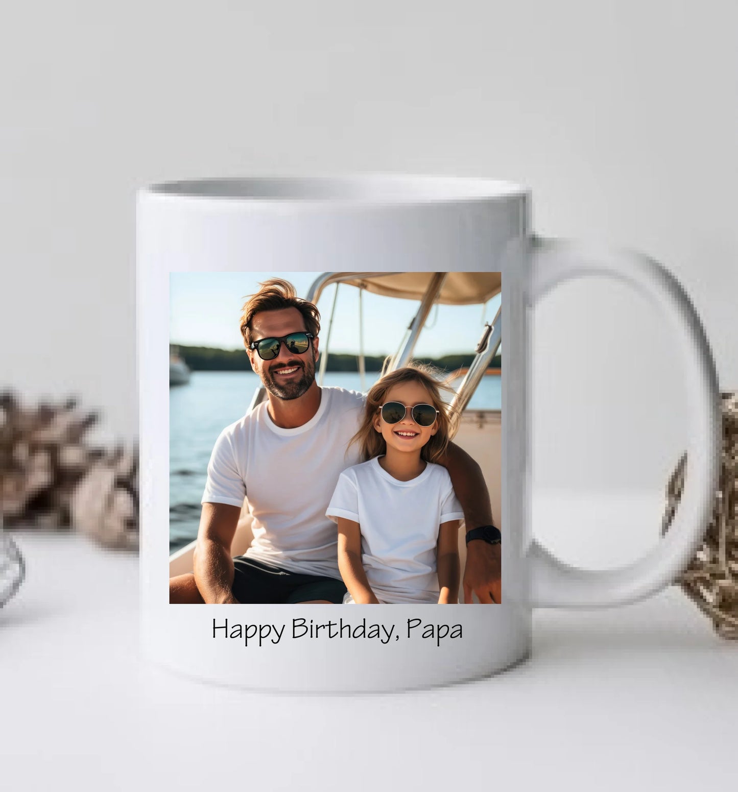 Fototasse 35. Geburtstag | Schonend Behandeln | Das gute Stück | Tasse Geschenk Papa, Mann, Freund Geburtstagsgeschenk mit Foto