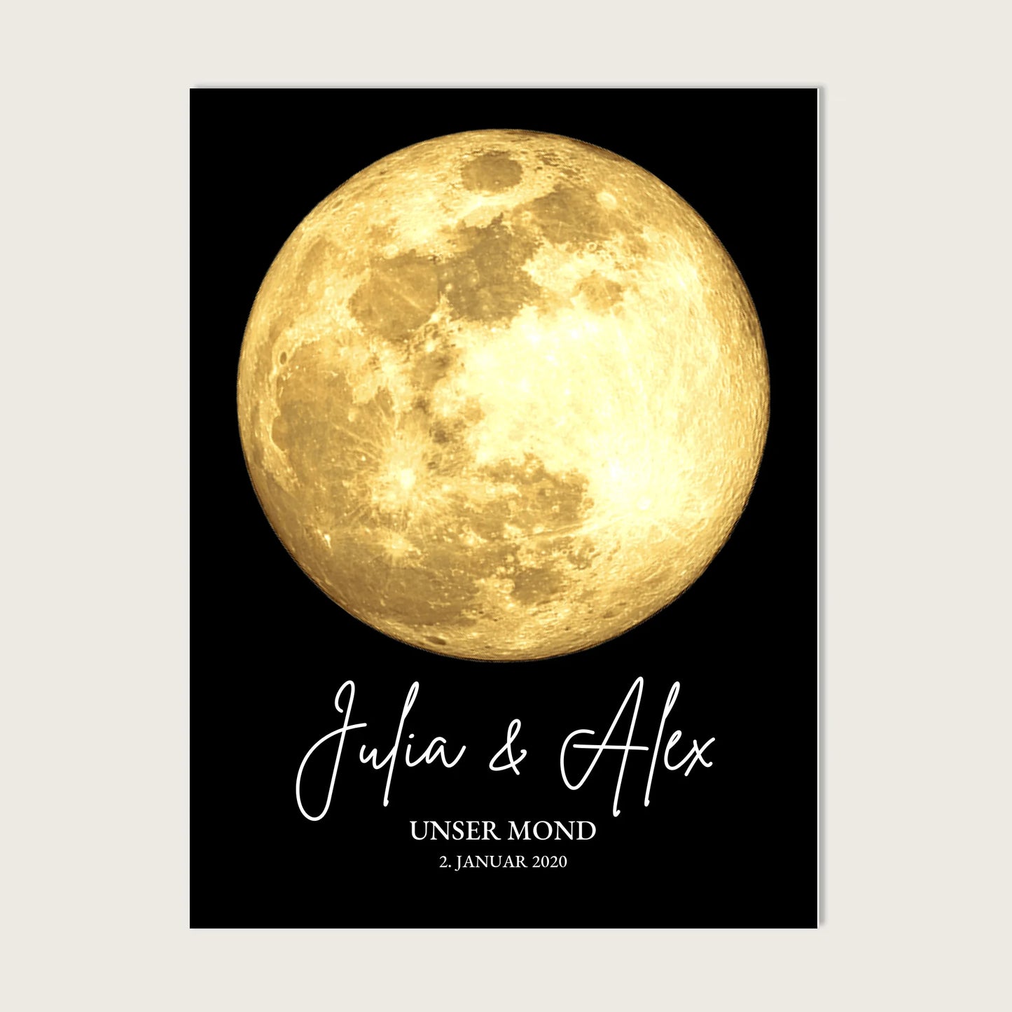 creme 30x40 Leinwand