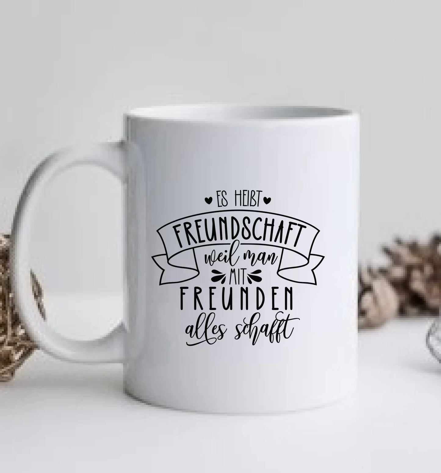 2 Beste Freundin Geschenk personalisierte Tasse mit Spruch / Freundinnen Geburtstagsgeschenk / gift for your bestie