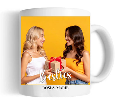 "Besties" Tasse - Beste Freundin Tasse personalisiert