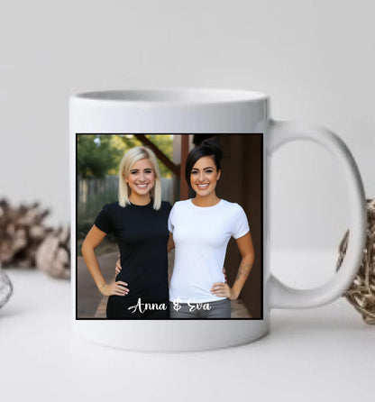 Fototasse mit eigenen Bild und Spruchauswahl als Geburtstagsgeschenk / Ostergeschenk & Weihnachtsgeschenk