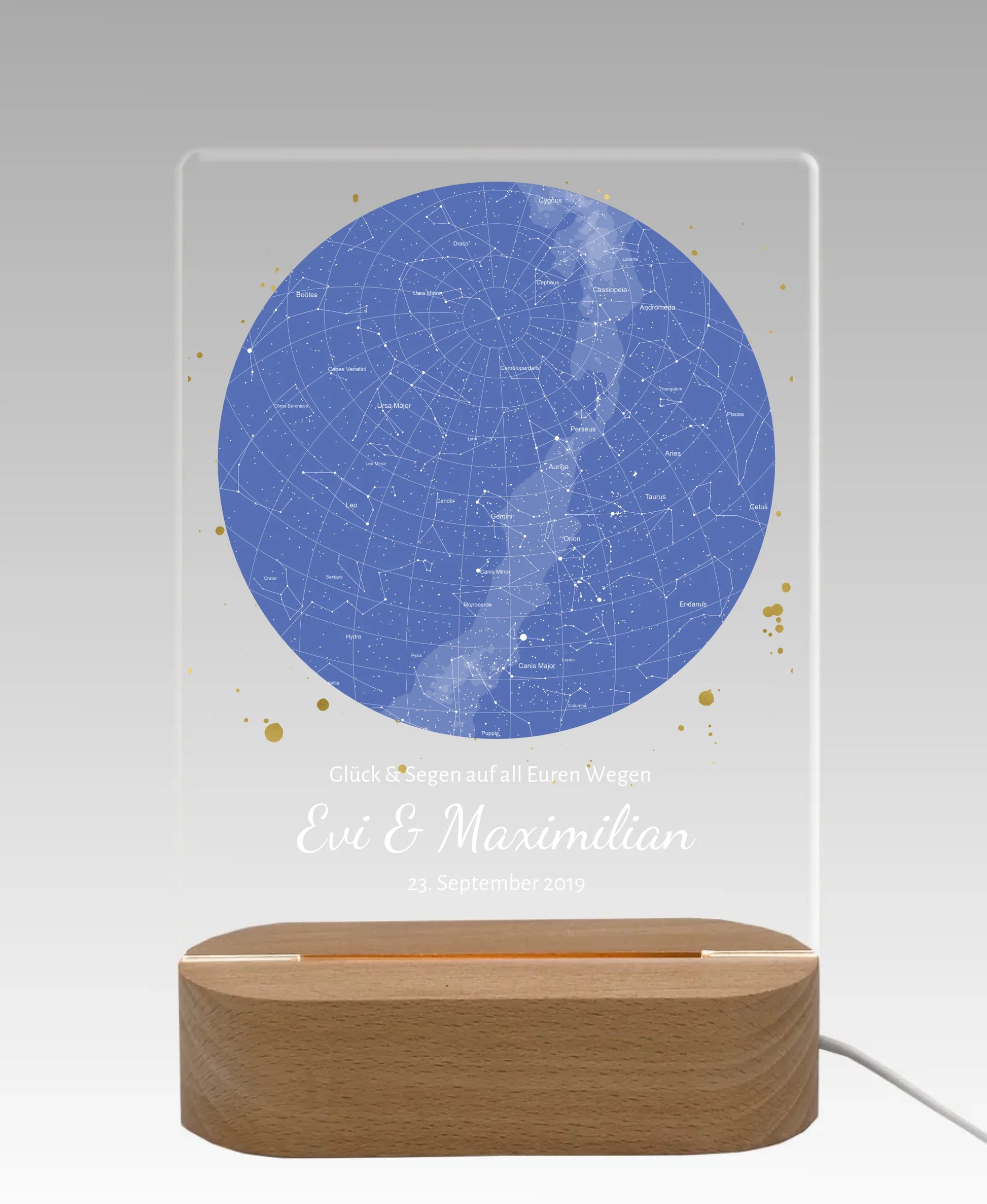 Licht aus - grauer Hintergrund