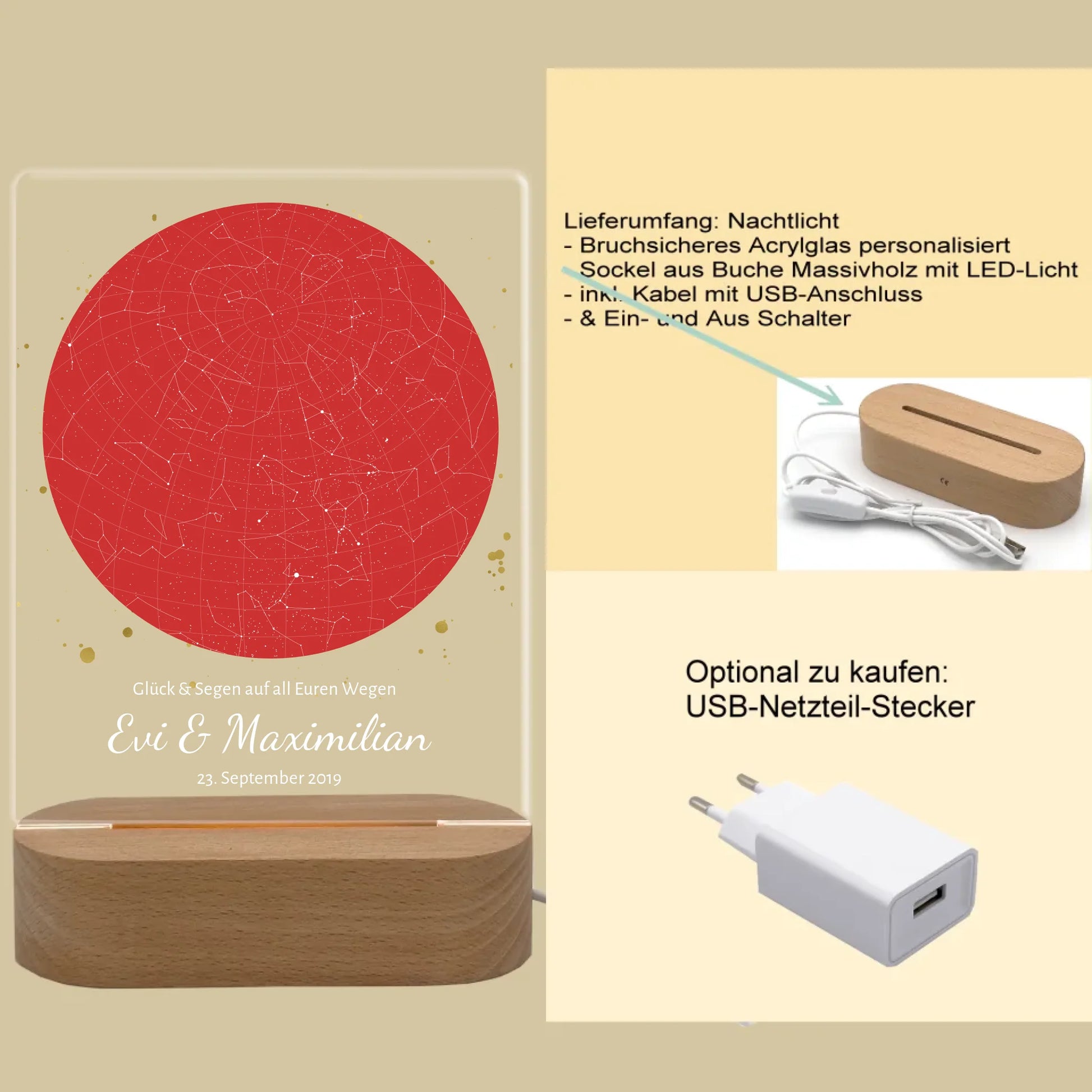 Produktinfo rechteckiges 3