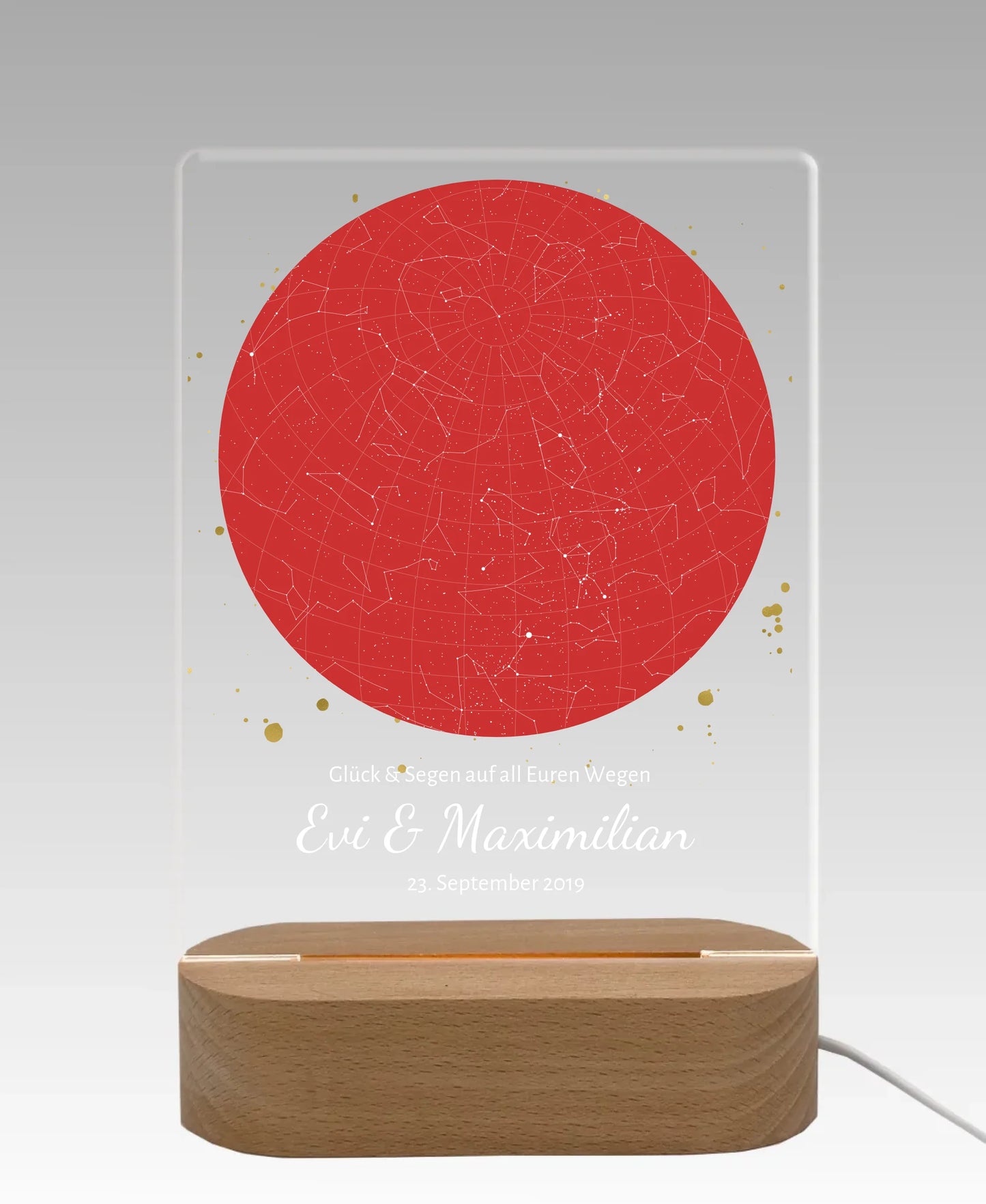 Licht aus - grauer Hintergrund