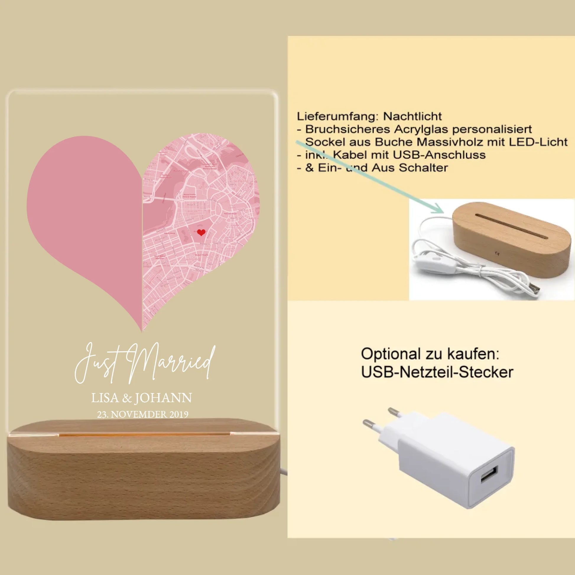 Produktinfo rechteckiges 3