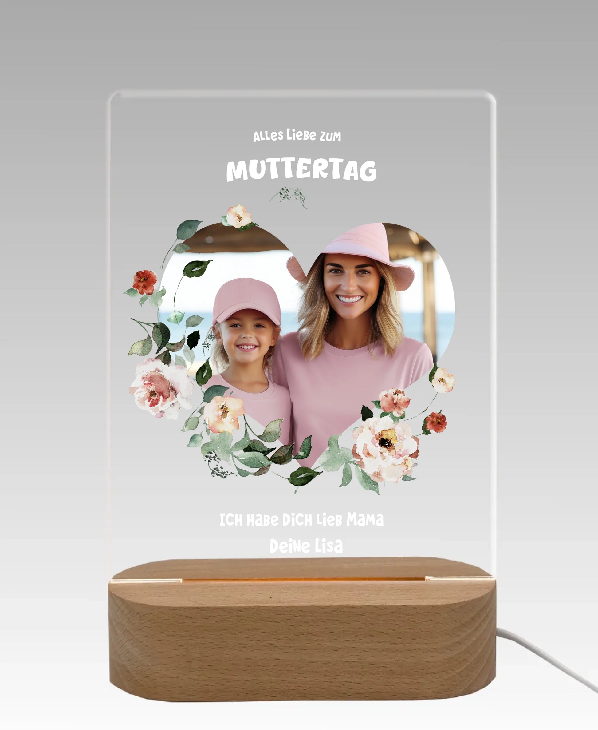 Licht aus - grauer Hintergrund