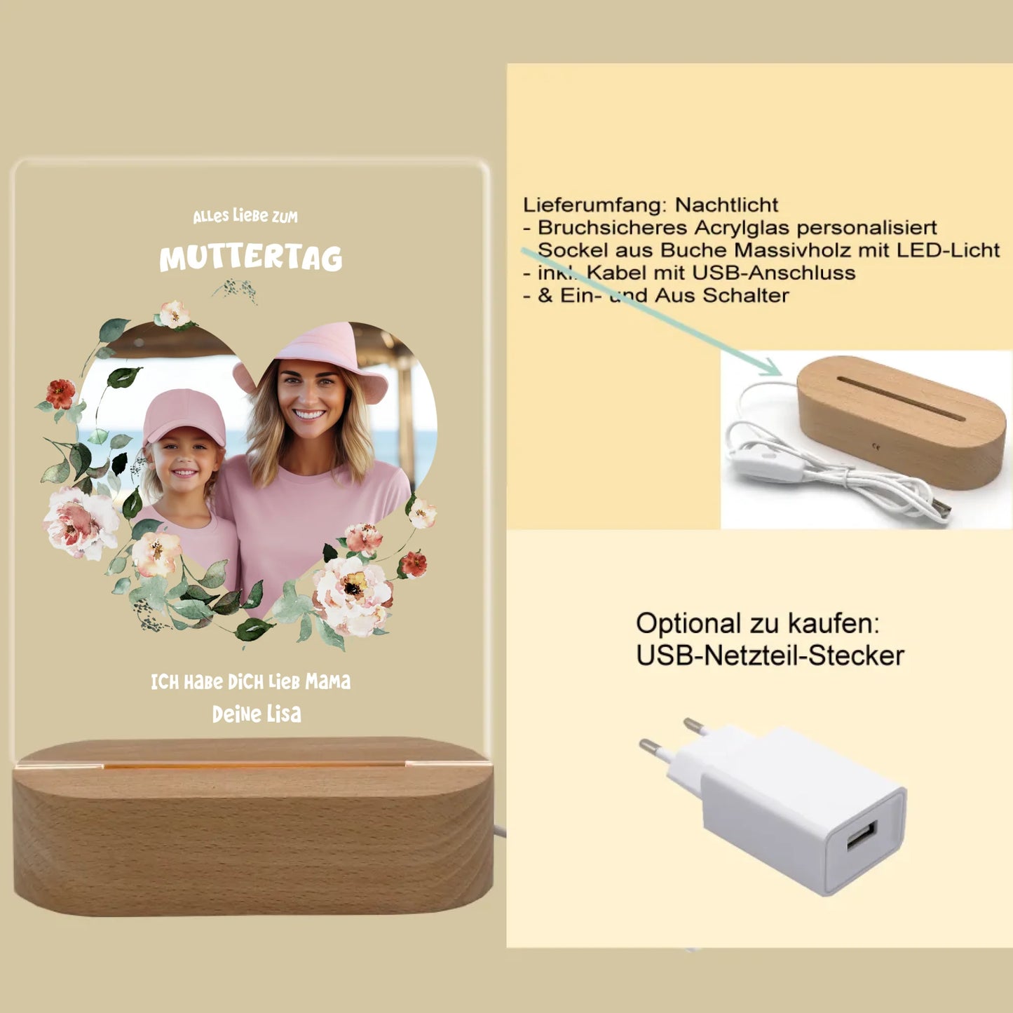 Produktinfo rechteckiges 3