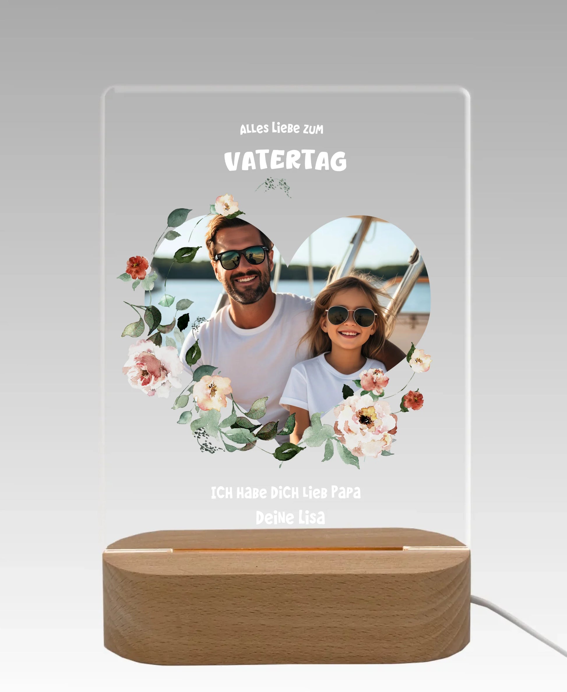 Licht aus - grauer Hintergrund